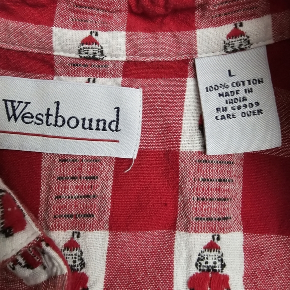 Santa button down - Picture 3 of 3